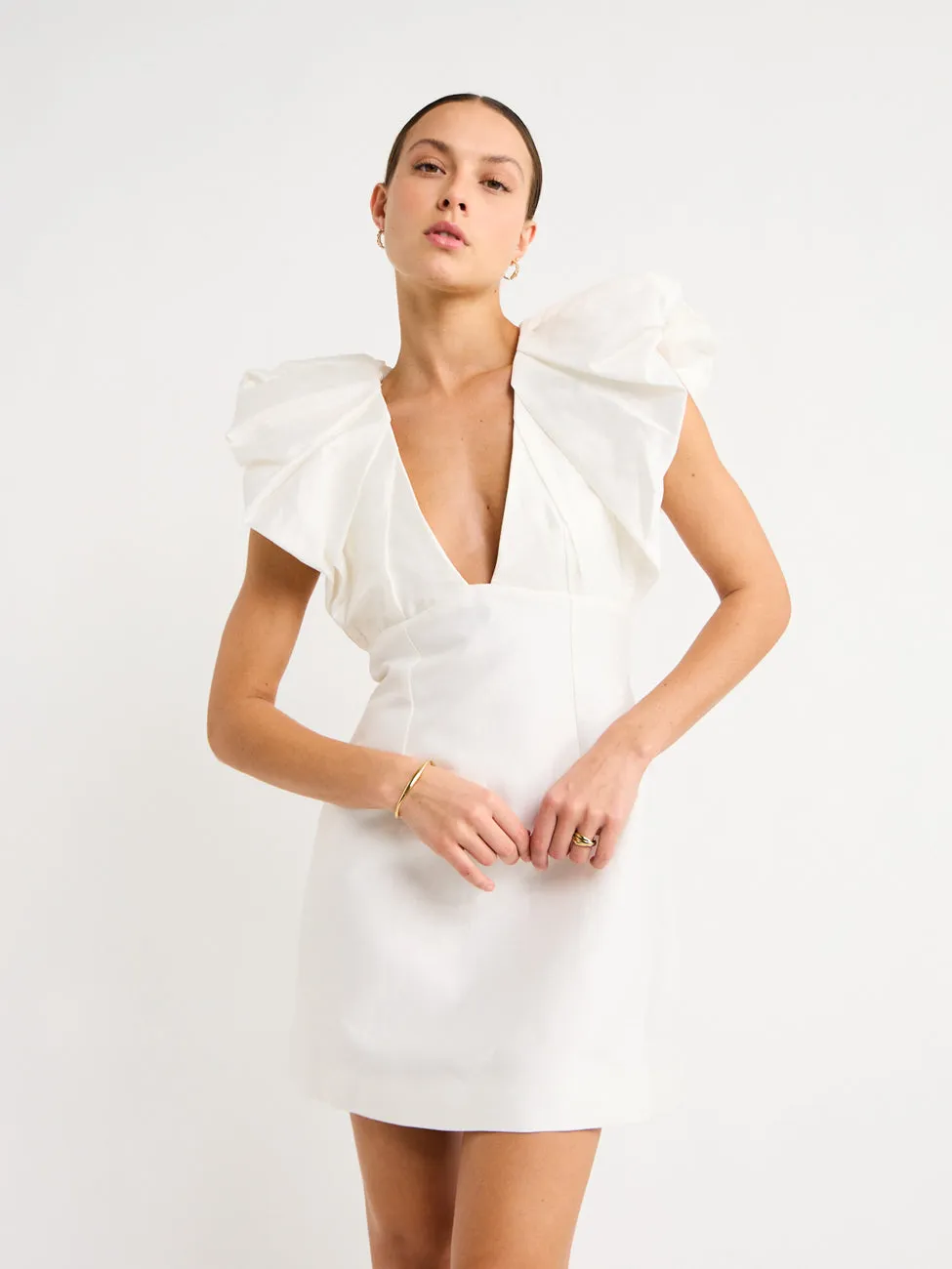 Acler Denare Dress in Ivory