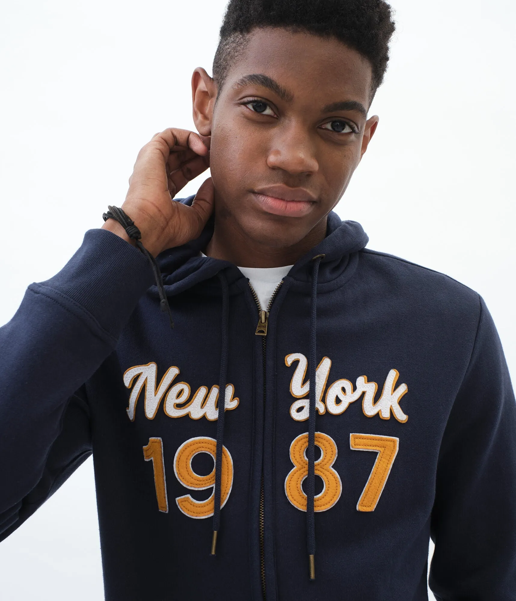 Aeropostale New York 1987 Full-Zip Hoodie