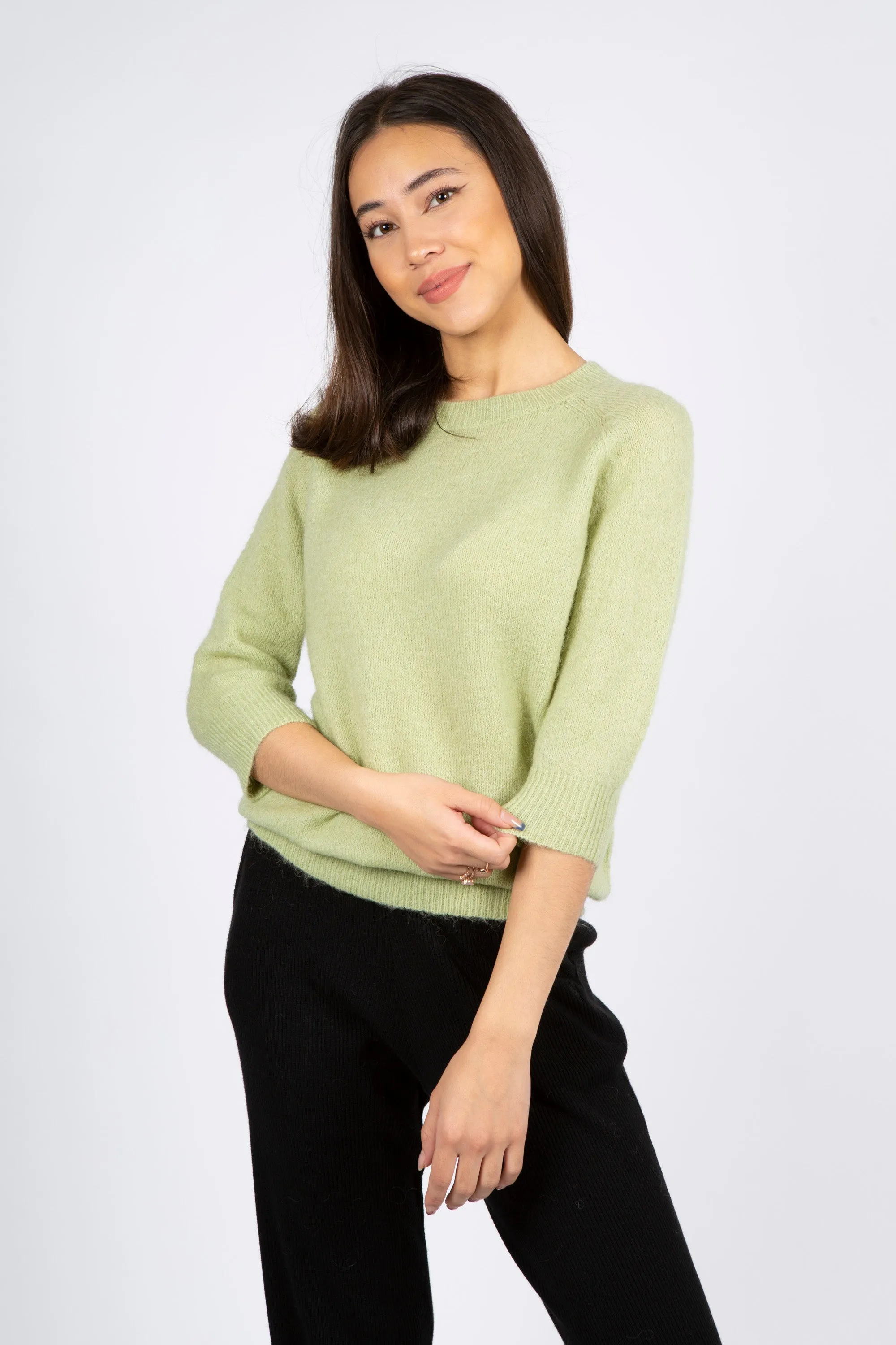 Aimeé Mohair 2/4 Pullover - Reseda