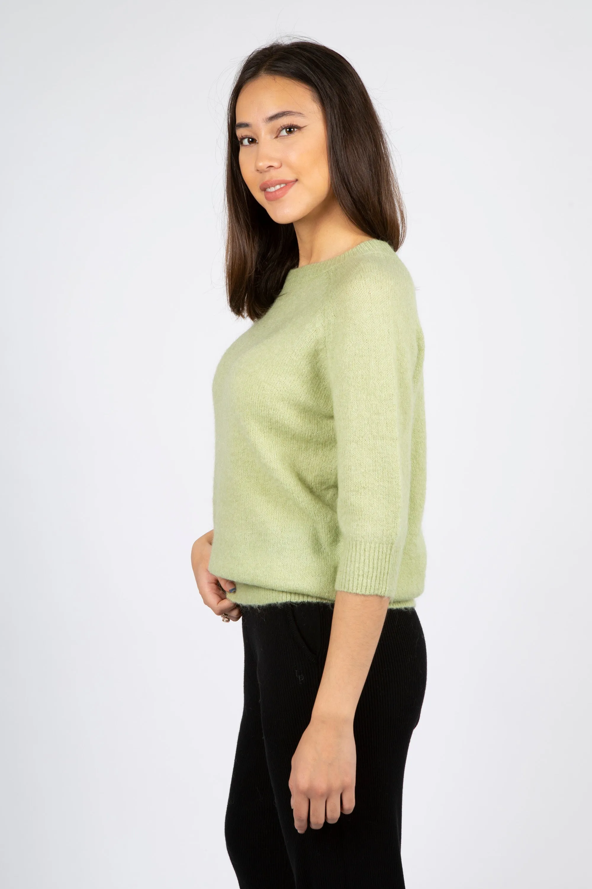 Aimeé Mohair 2/4 Pullover - Reseda