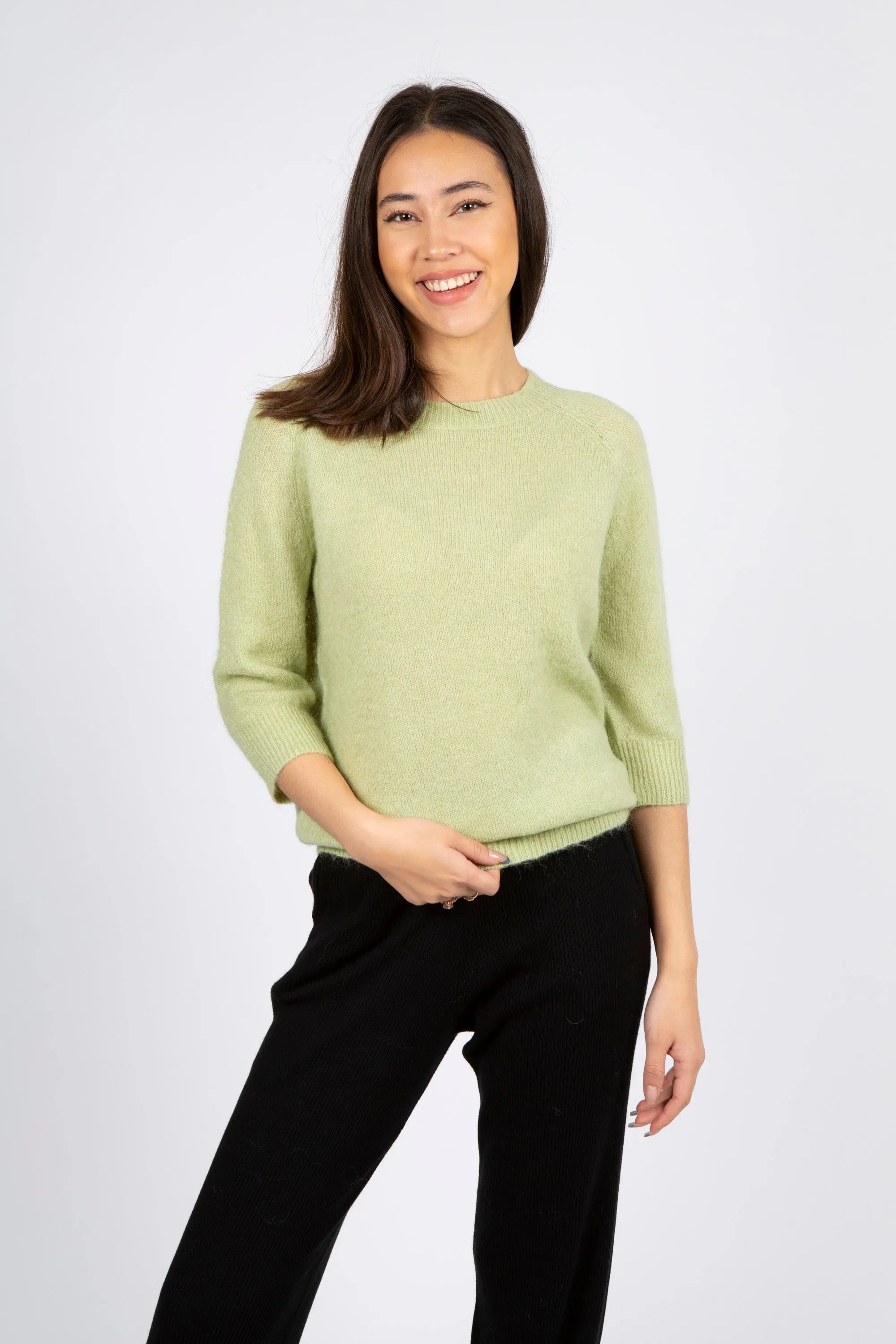 Aimeé Mohair 2/4 Pullover - Reseda