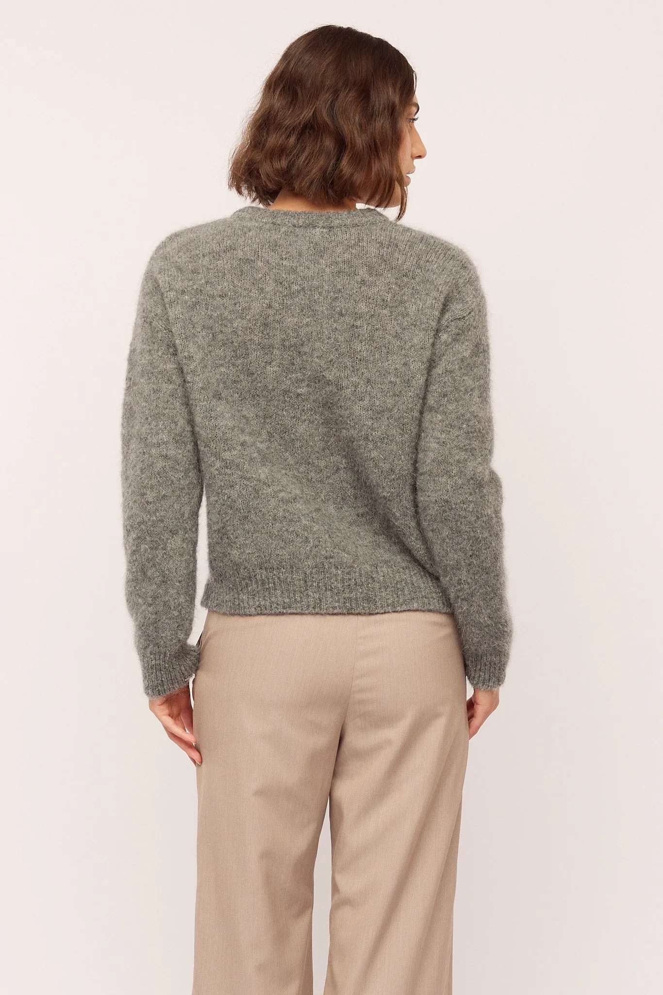 Astrid RN Sweater - Grey Melange