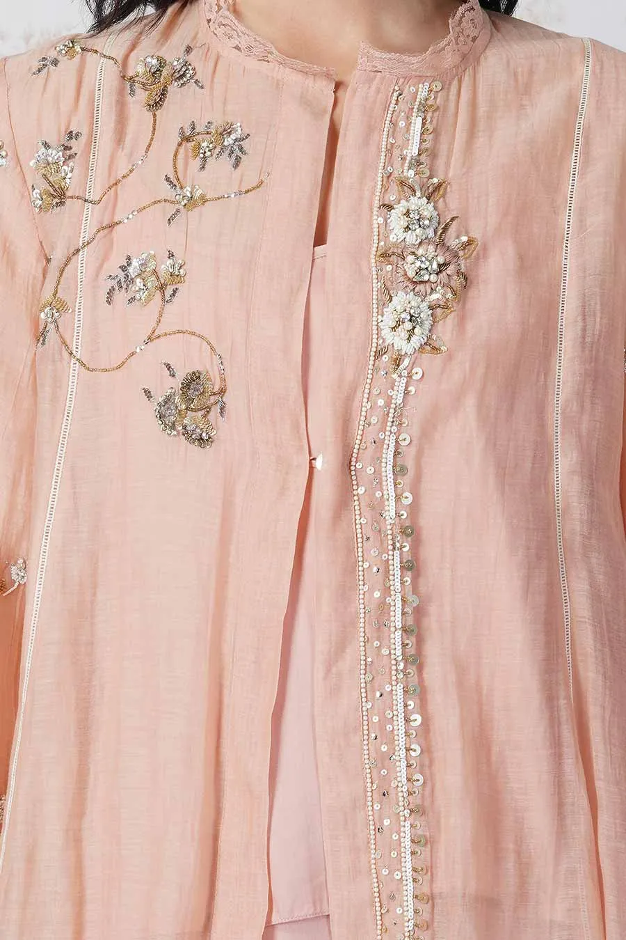 Baroque Work 3 Piece Pink Co-Ord Set