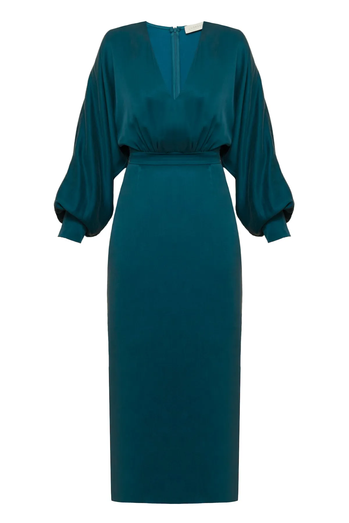 BECA teal blue midi dress