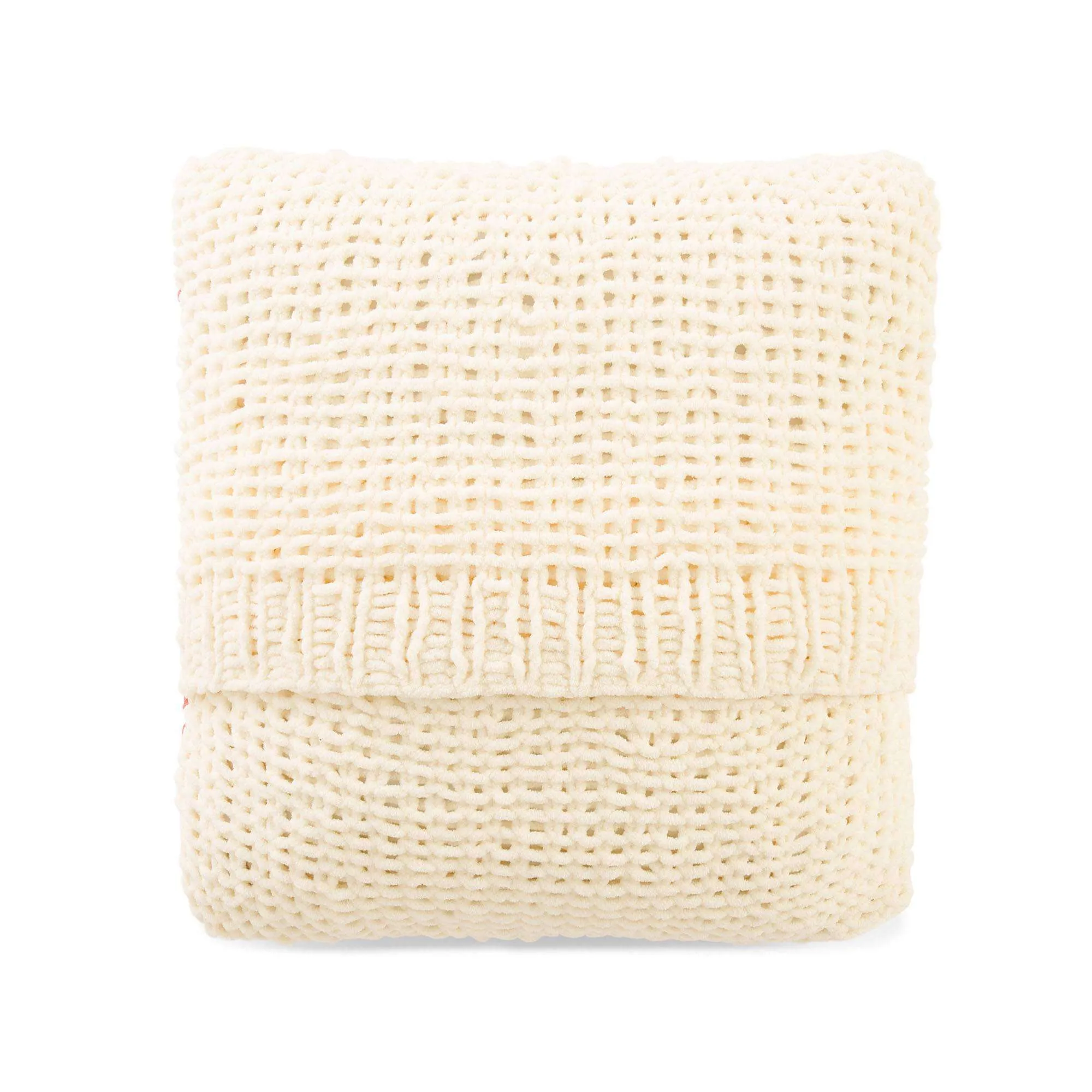 Bernat Woven Garter Slip Knit Pillow