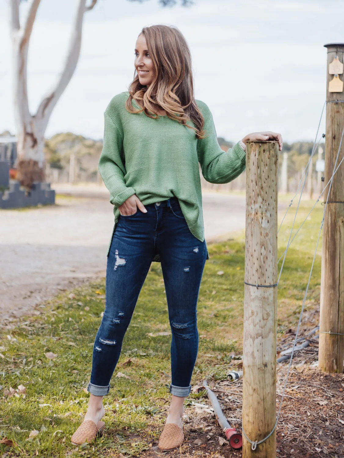 Bessie Knit - Green