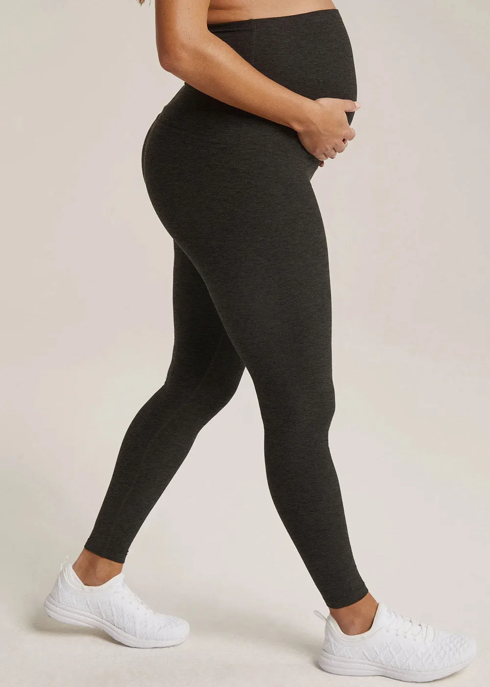 Beyond Yoga Love The Bump Maternity Midi Legging - Darkest Night