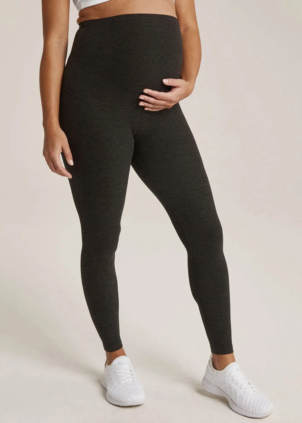 Beyond Yoga Love The Bump Maternity Midi Legging - Darkest Night