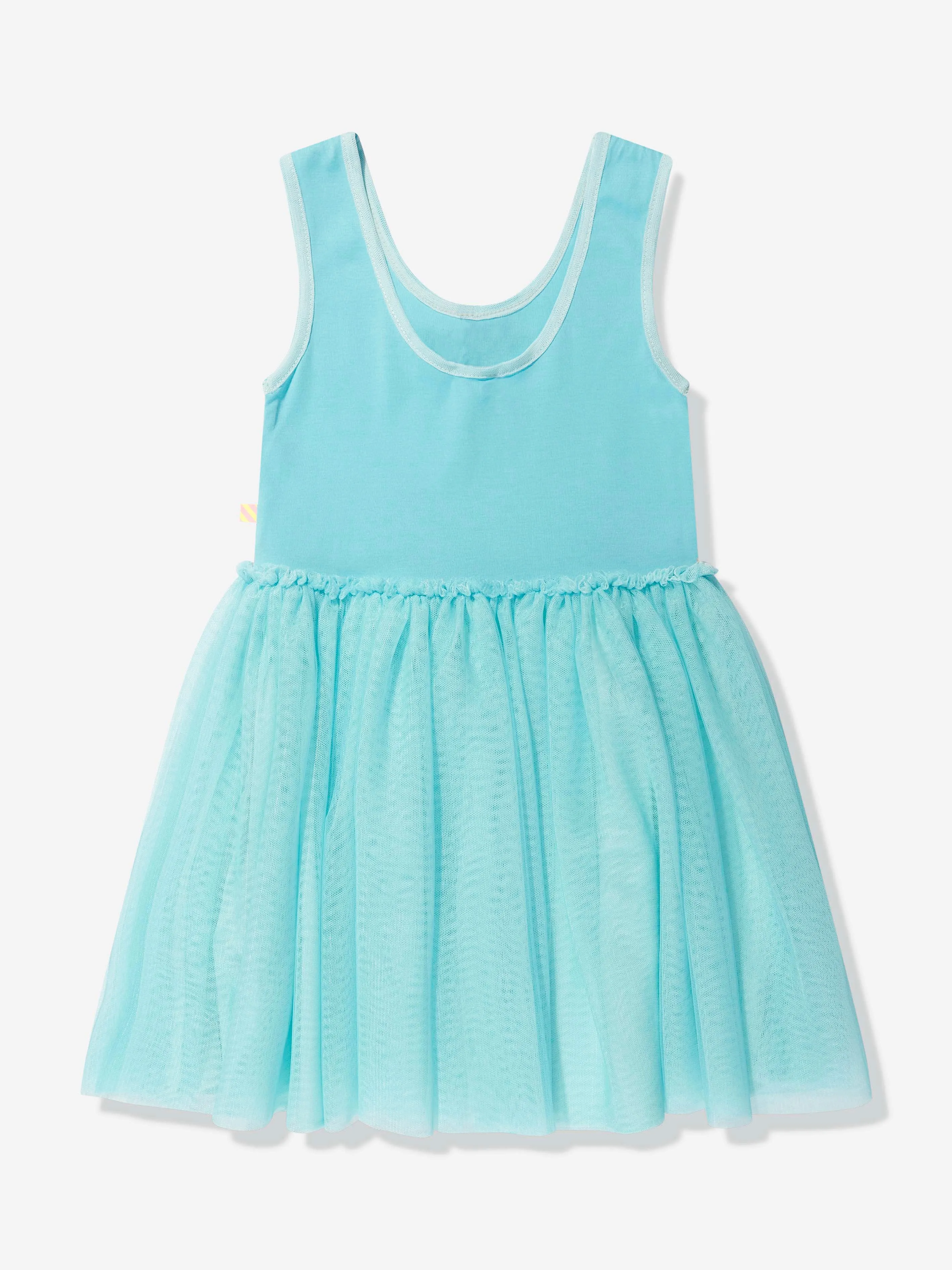 Billieblush Girls Dress With Glitter Crown in Blue