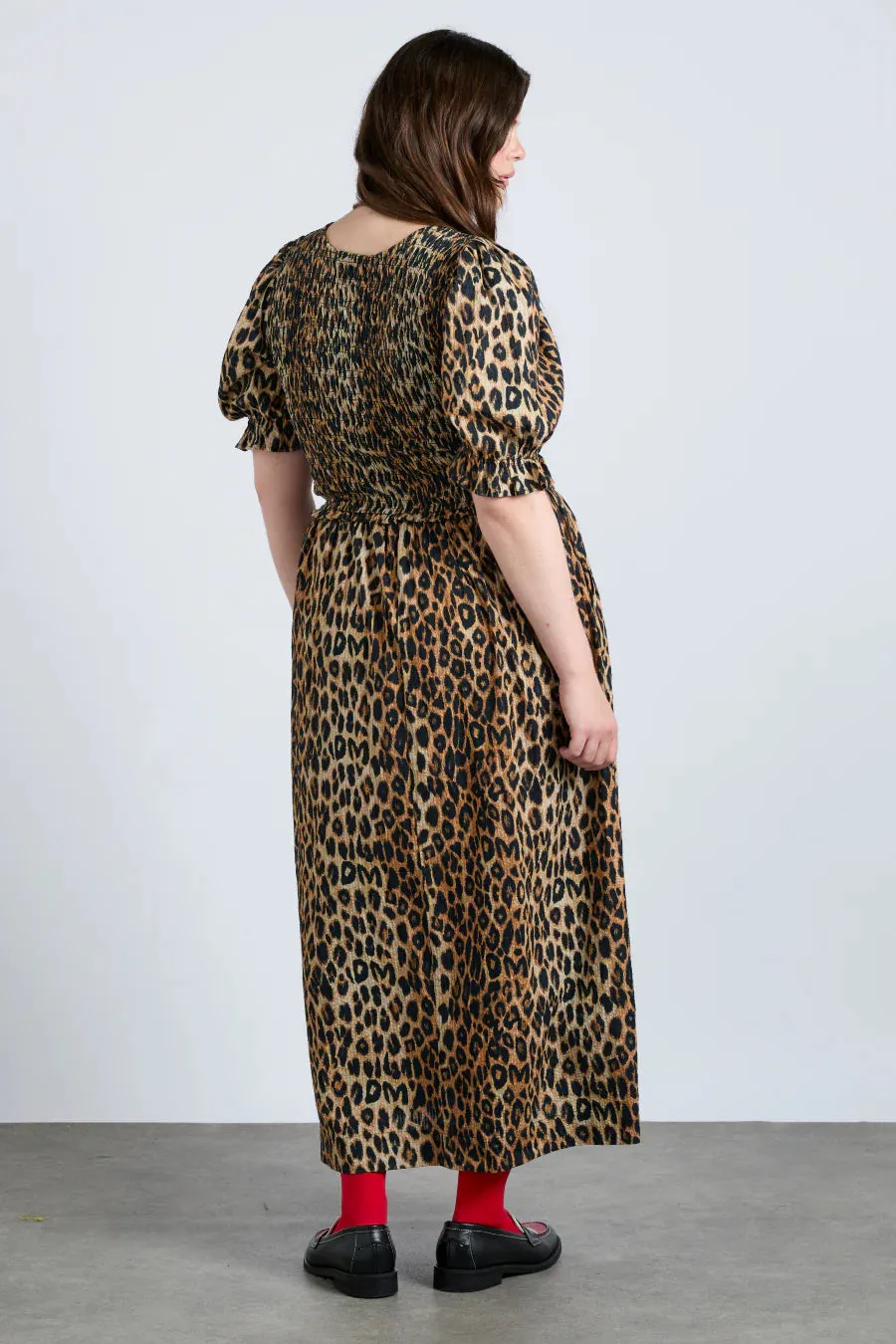 Bluebelle Midi Dress Leopard Print