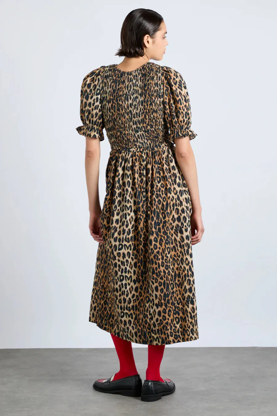 Bluebelle Midi Dress Leopard Print