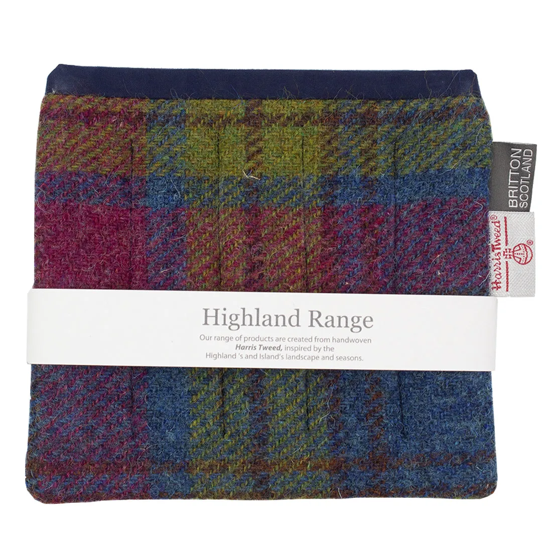 BRITTON Handmade in Scotland Harris Tweed 5 Pen Pouch