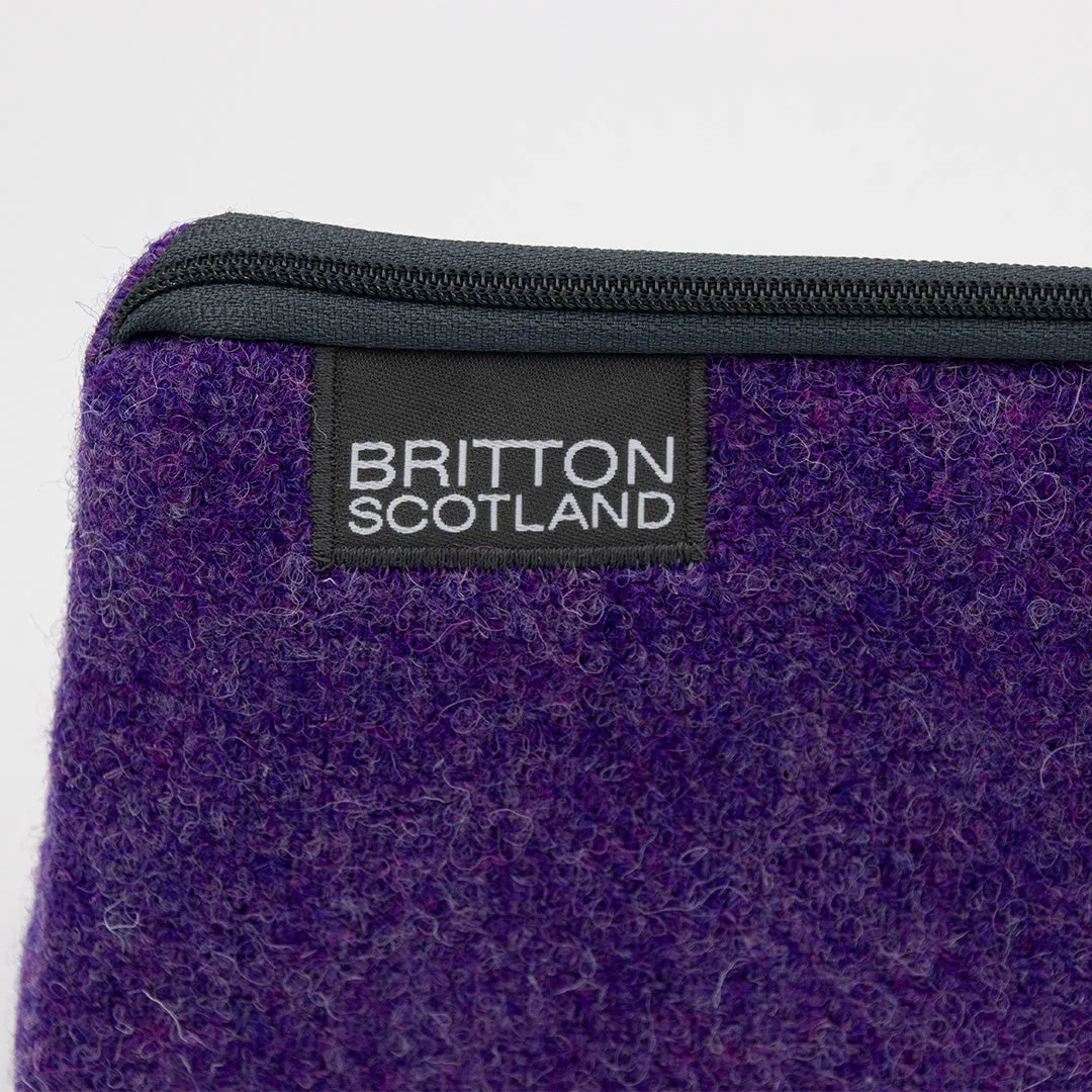 Britton Scotland Handmade Harris Tweed Large Pencil Case