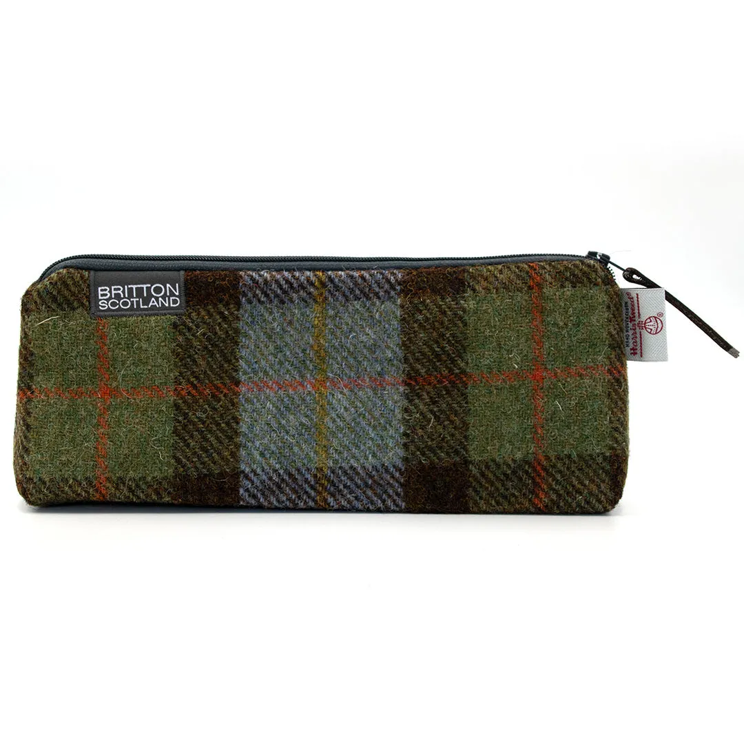 Britton Scotland Handmade Harris Tweed Large Pencil Case