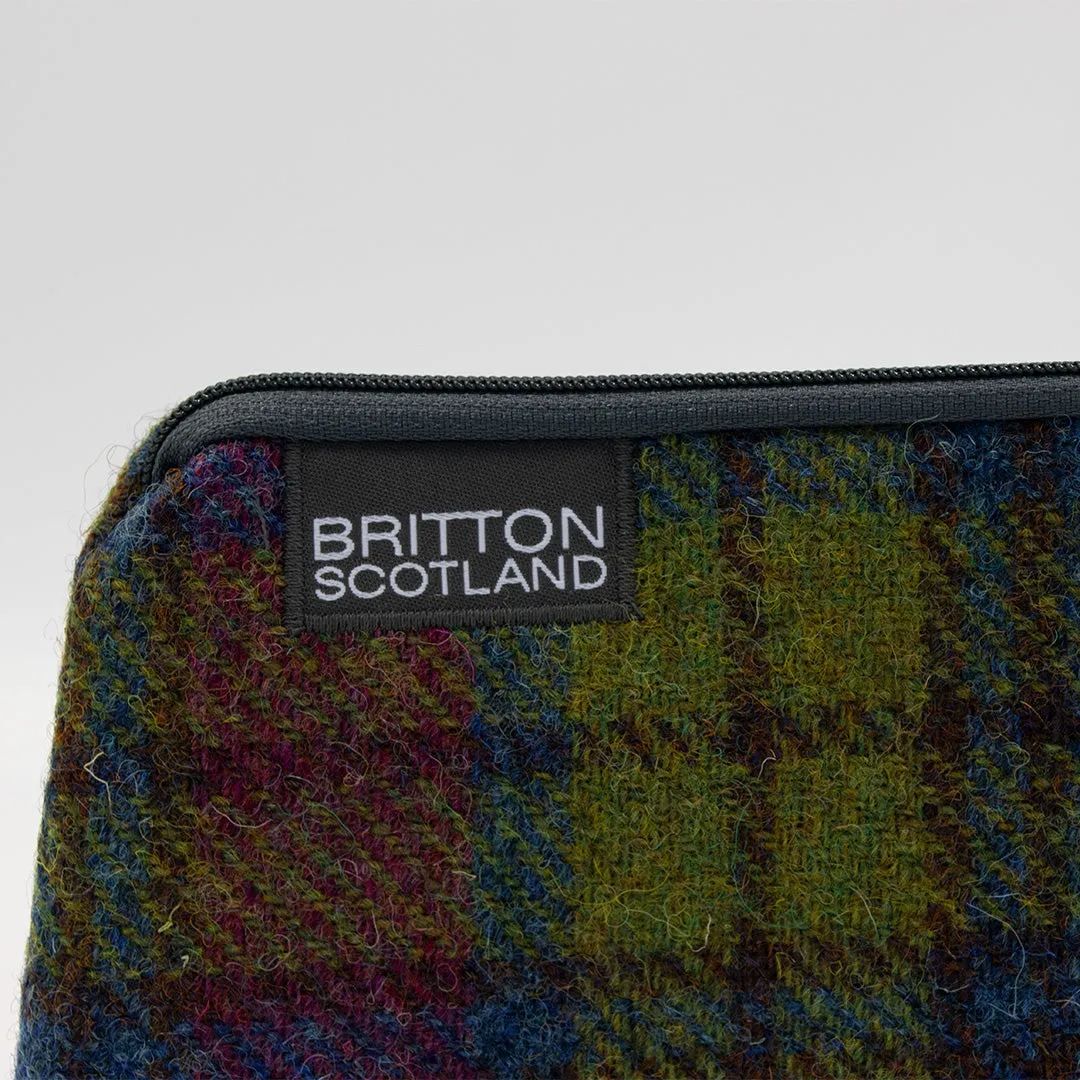 Britton Scotland Handmade Harris Tweed Large Pencil Case