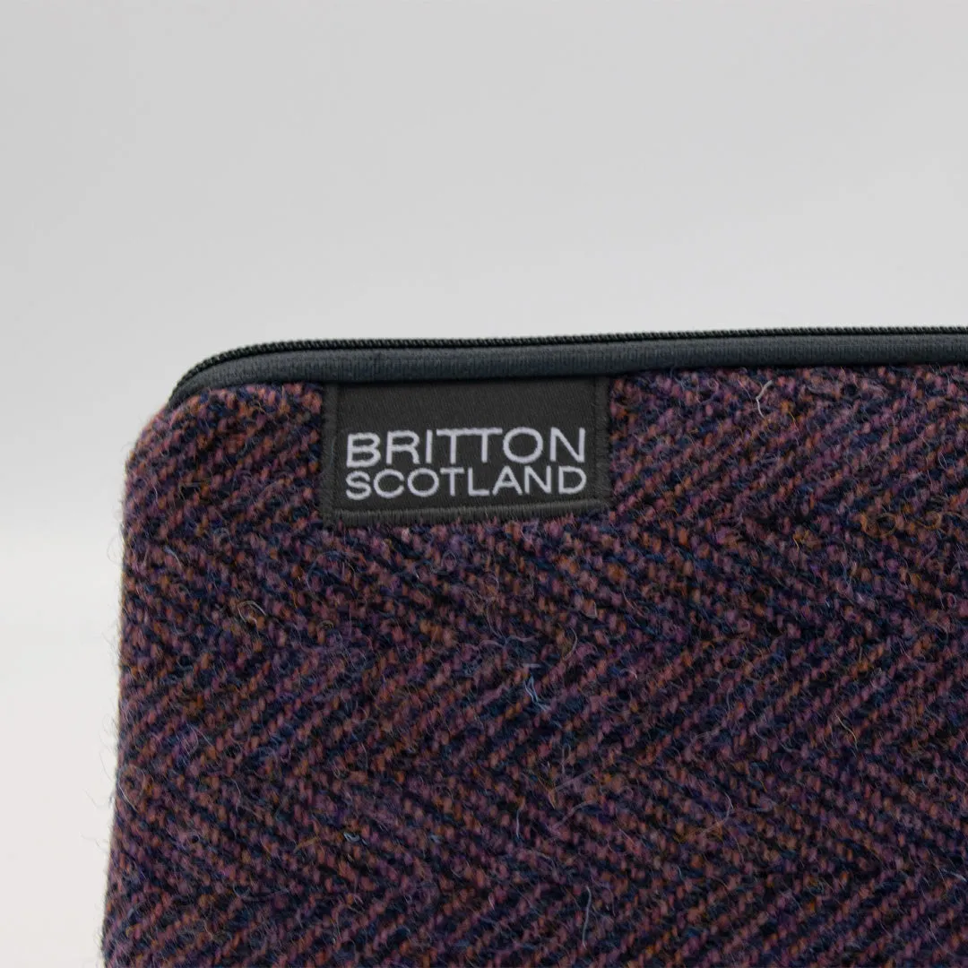 Britton Scotland Handmade Harris Tweed Large Pencil Case