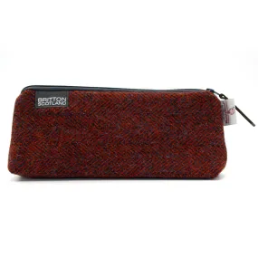 Britton Scotland Handmade Harris Tweed Large Pencil Case