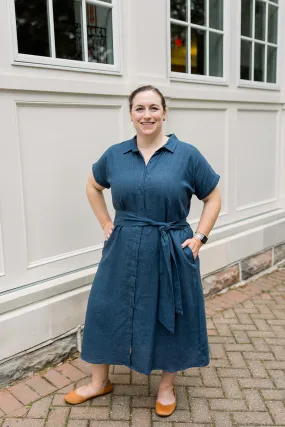 Button-Up Shirt Dress