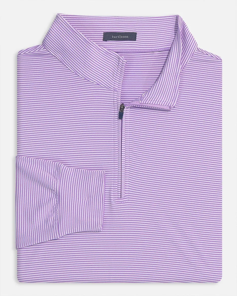 Carter Stripe Quarter-Zip Pullover