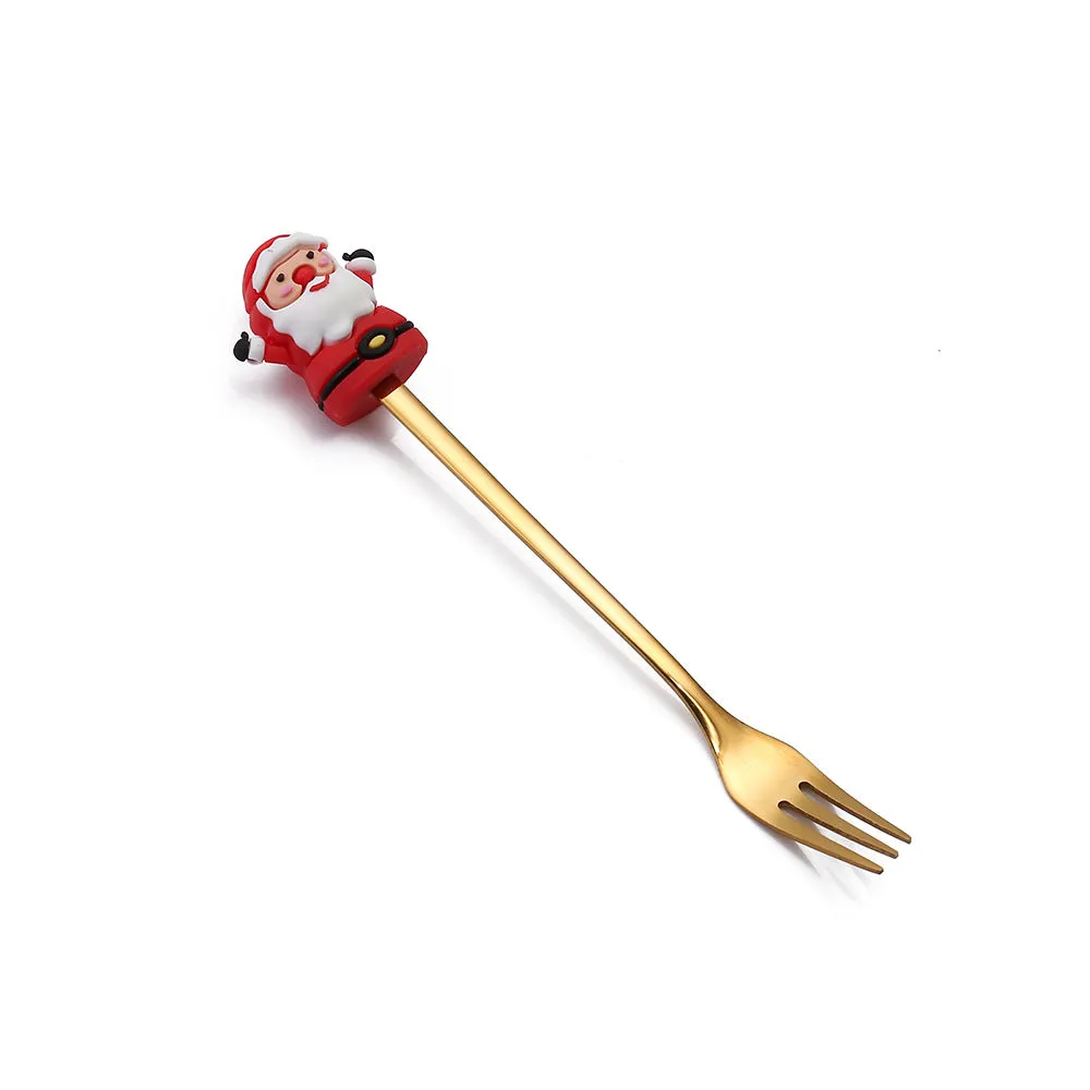 Cartoon Tableware Cat's Paw Spoon Cute Dessert Spoon Stainless Steel Spoon Doll Dessert Fruit Fork