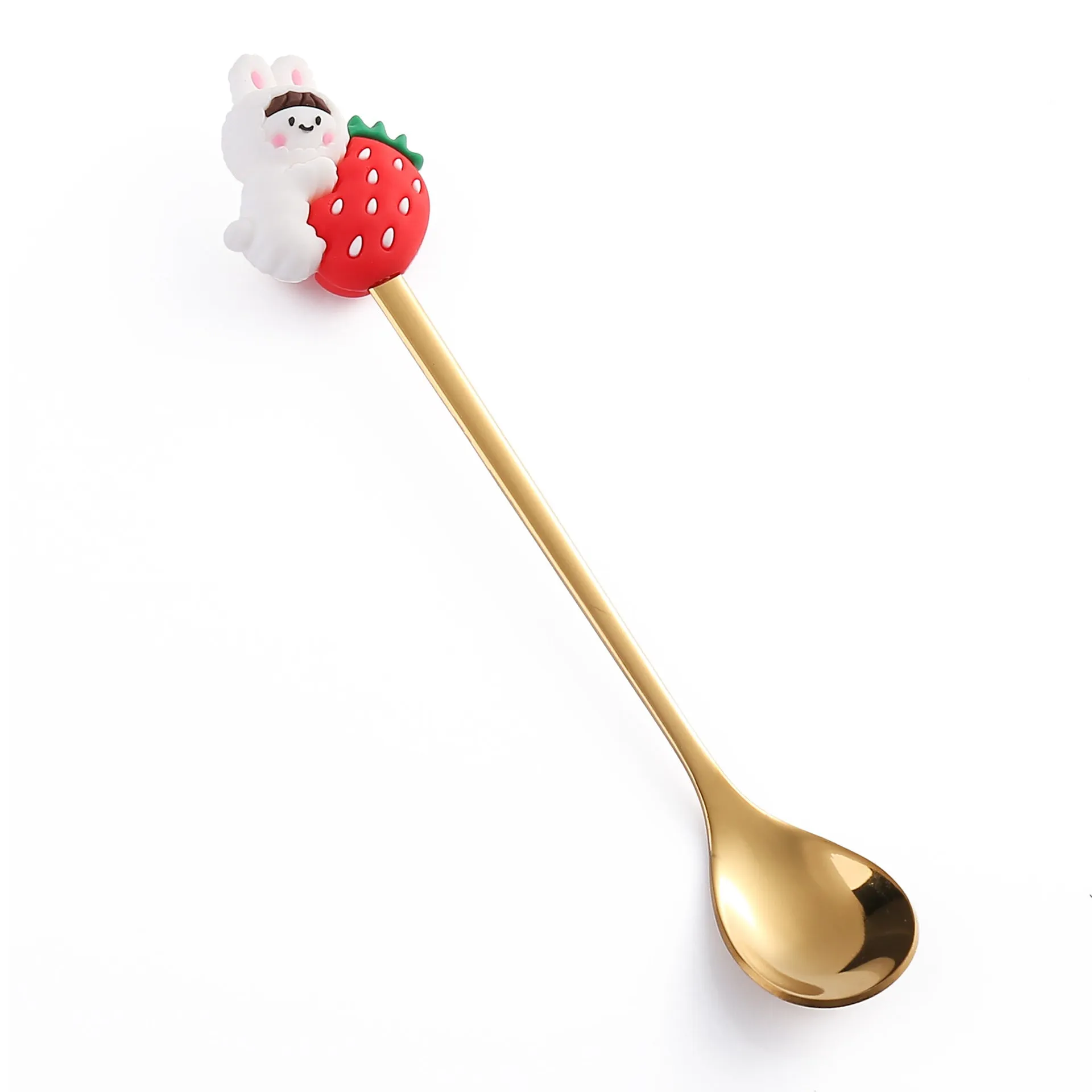 Cartoon Tableware Cat's Paw Spoon Cute Dessert Spoon Stainless Steel Spoon Doll Dessert Fruit Fork