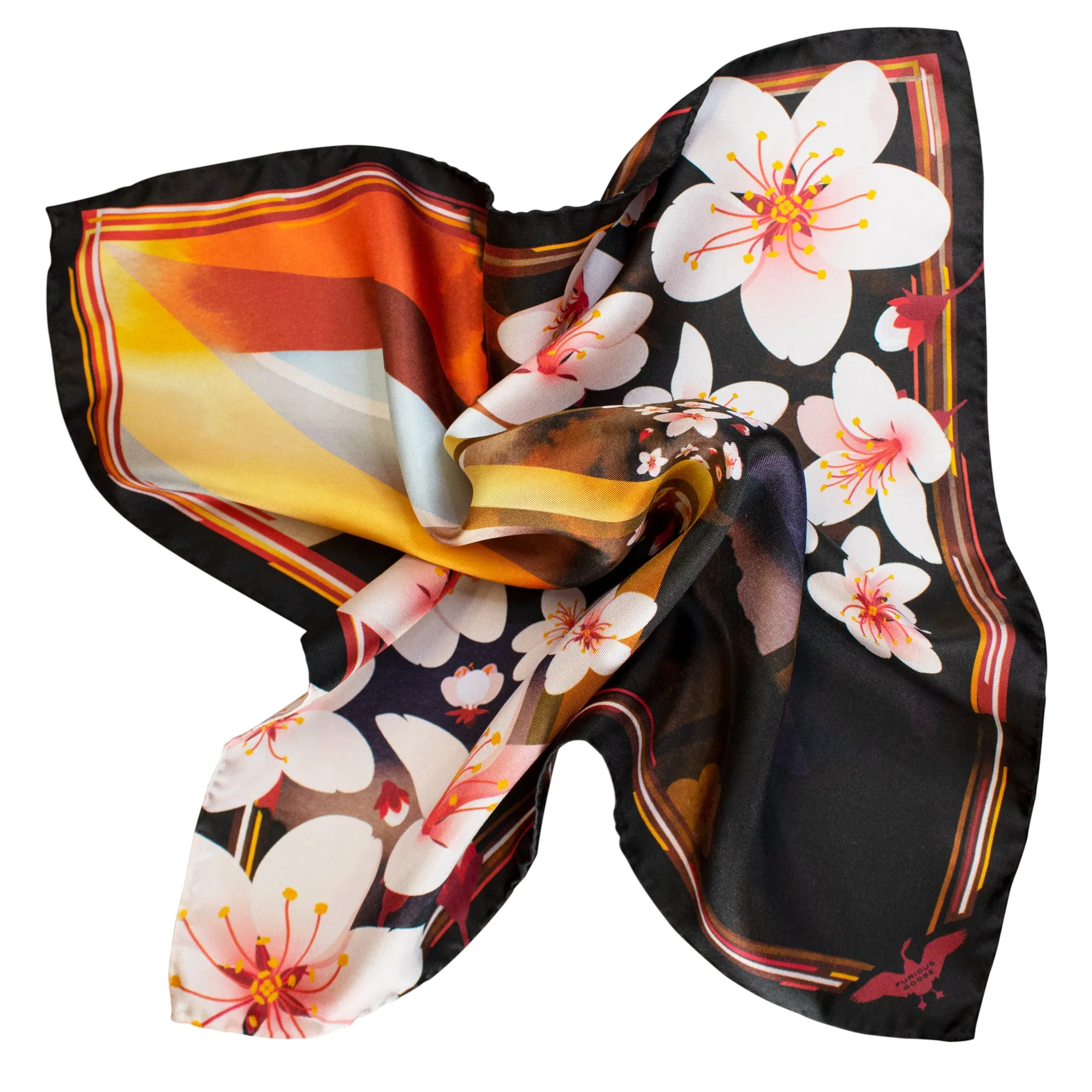 Cherry Blossom Vamps – Silk Scarf