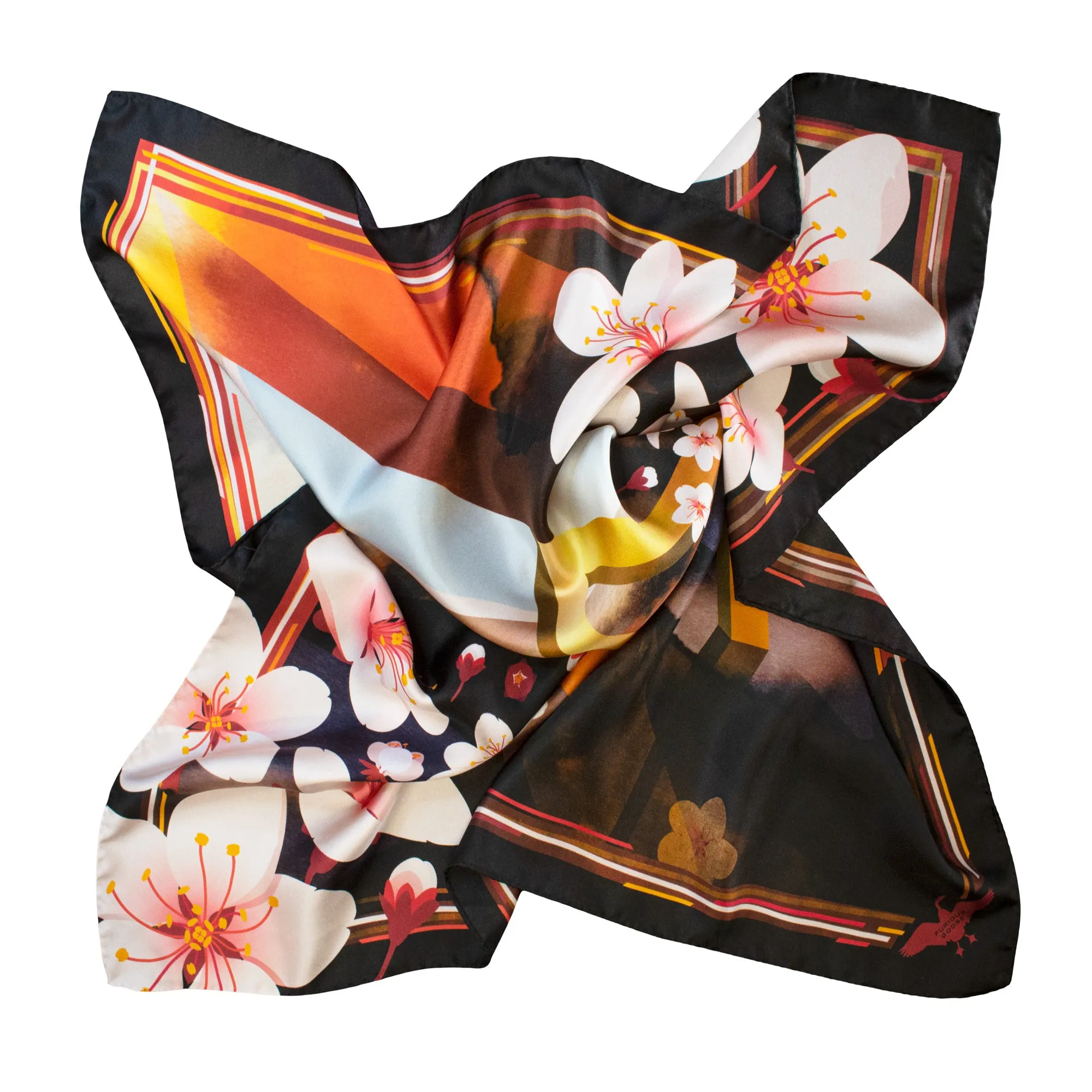 Cherry Blossom Vamps – Silk Scarf