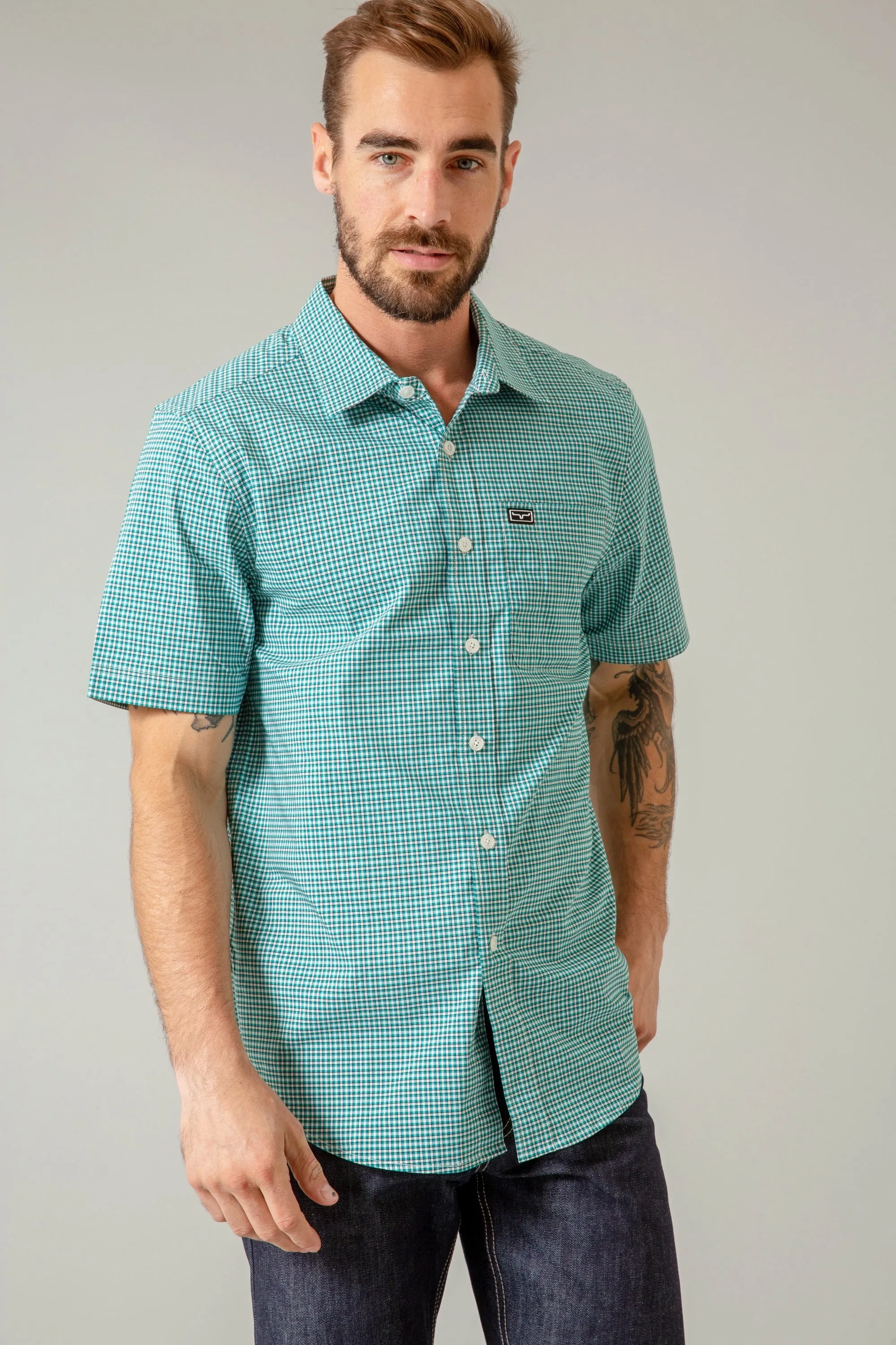 Chute Mini Check Dress Shirt