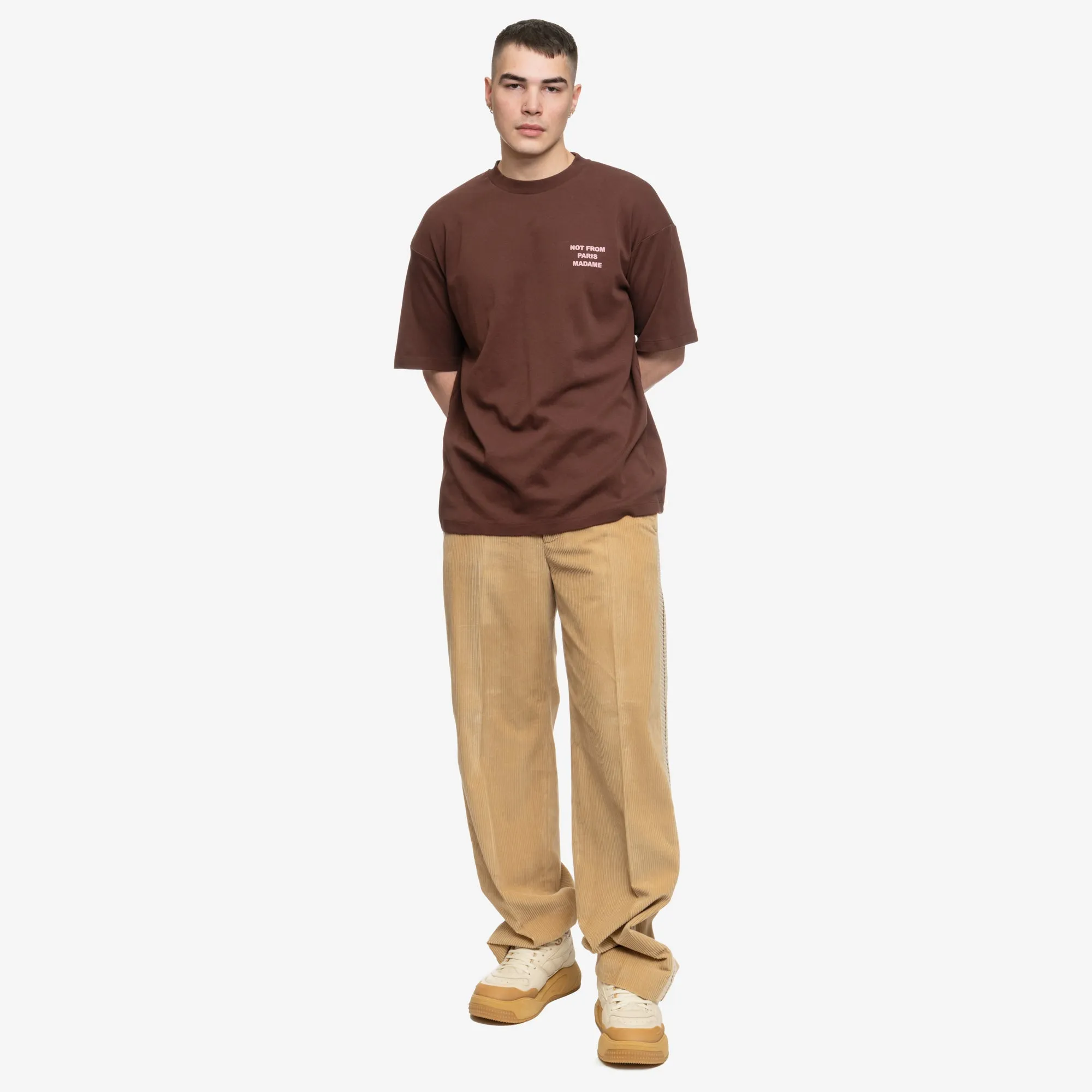 Corduroy Suit Tape Pants