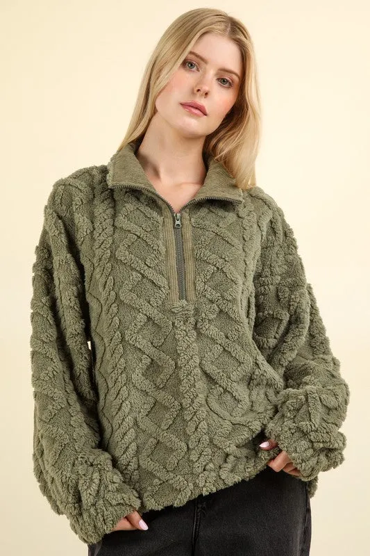 Cozy Cable Knit Elbow Patch Pullovers - 3 Colors!