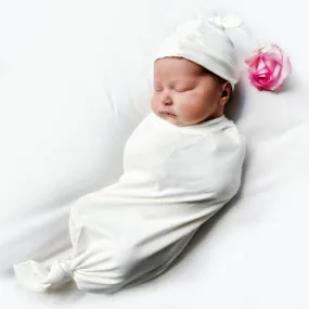 Cozy Cocoon Pure White Swaddle