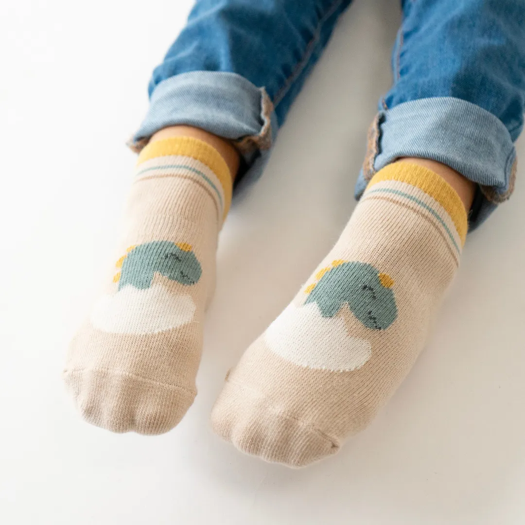 Cozy Non-Slip Socks (2 pack) - Dinos