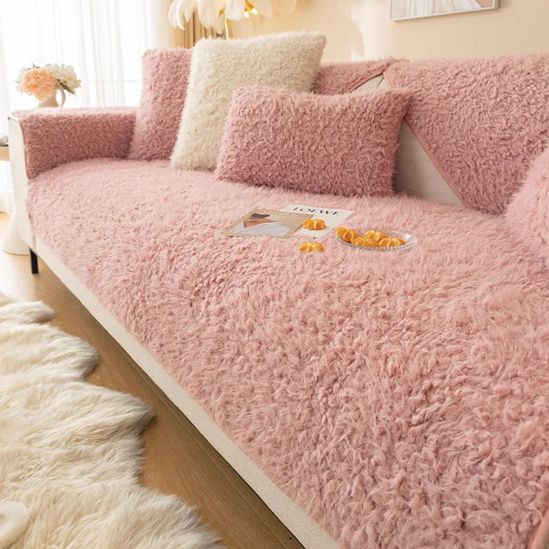 Cozy Plush Thickened Non-slip Sofa/Couch Cover