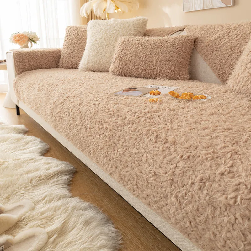 Cozy Plush Thickened Non-slip Sofa/Couch Cover