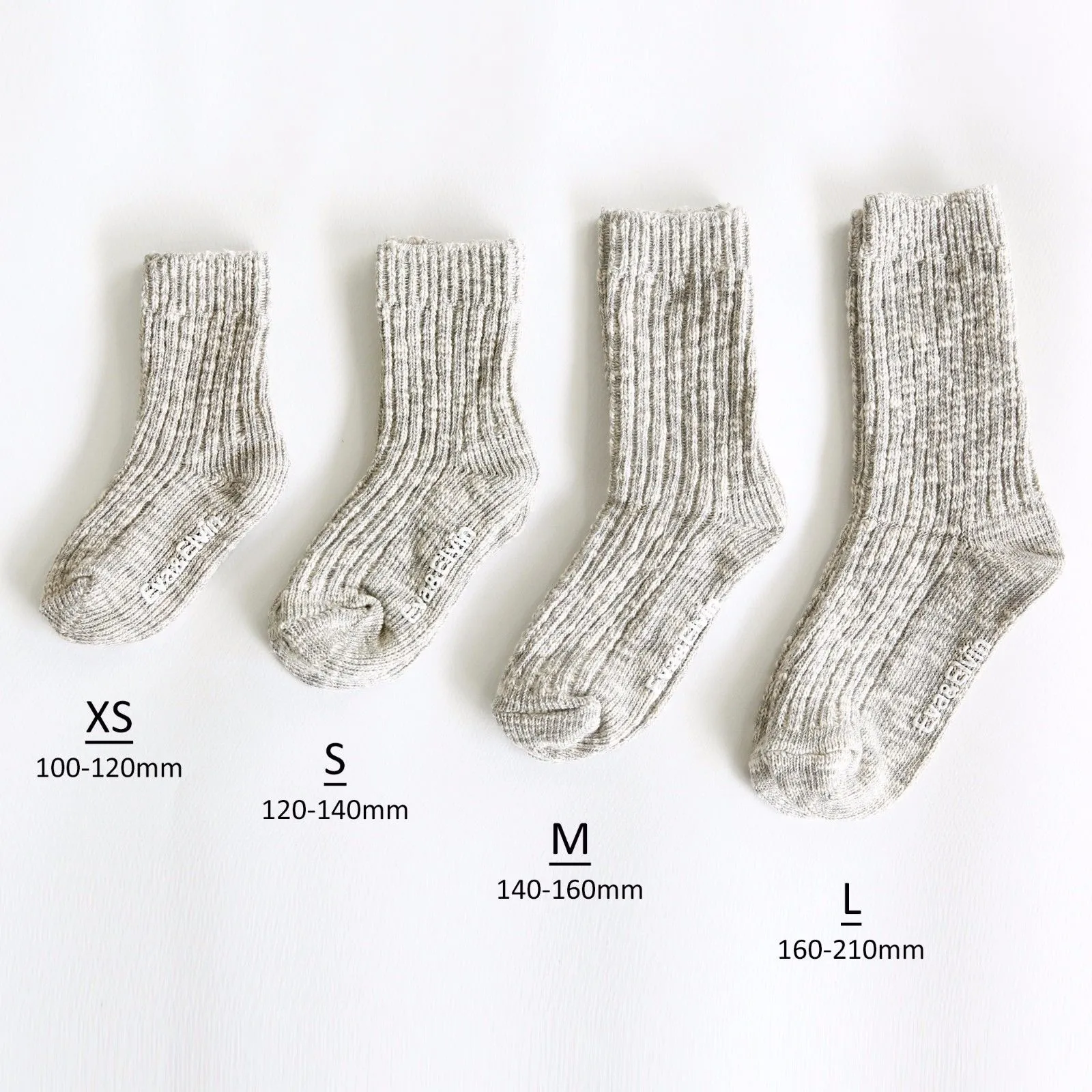 Cozy Ribbed Socks (Pink/Beige/Grey)