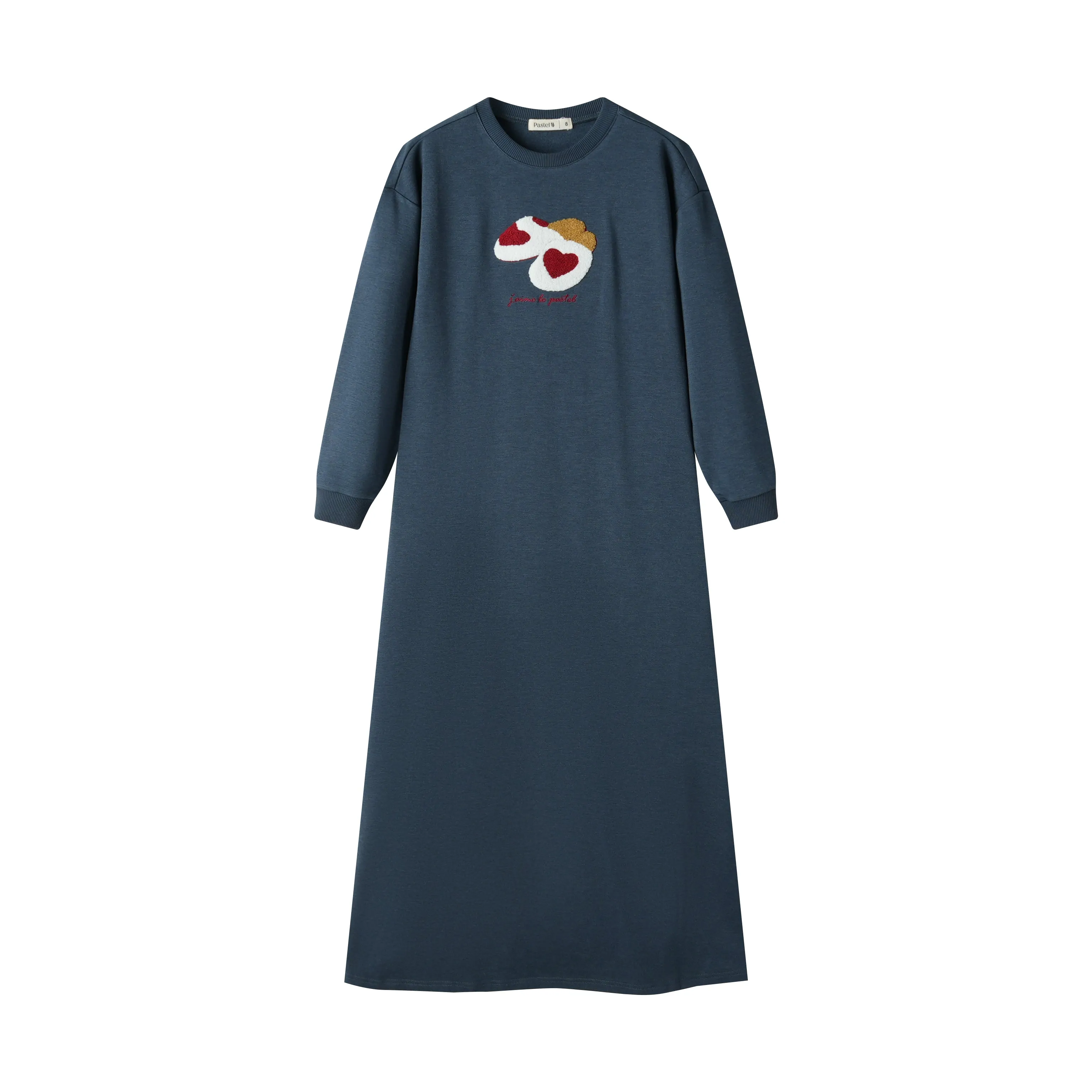 COZY SLIPPER NIGHTGOWN-INDIGO