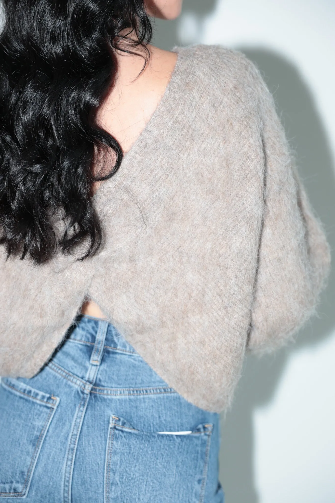 Cozy Twist-Back Sweater