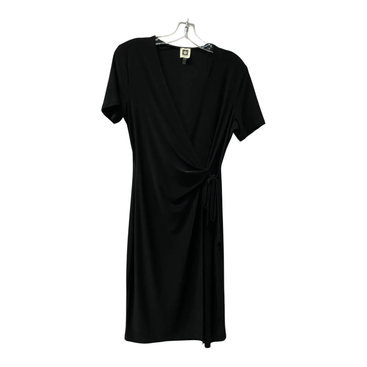 Dress Casual Midi By Anne Klein In Black, Size:M