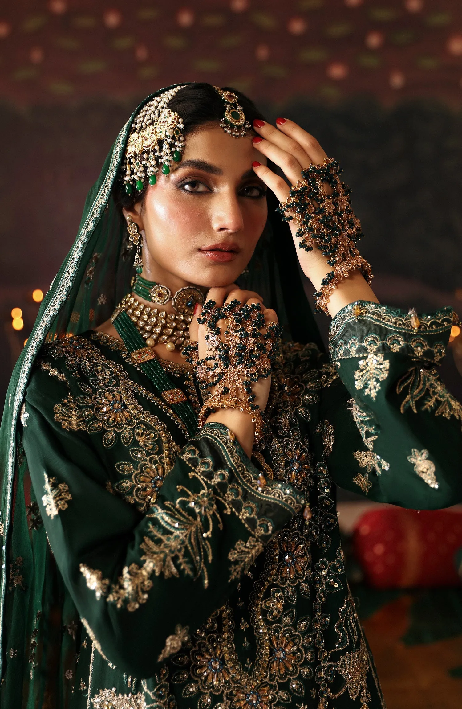 Emaan Adeel Devdas Exquisite Luxury Formals – BAIGAM BANO