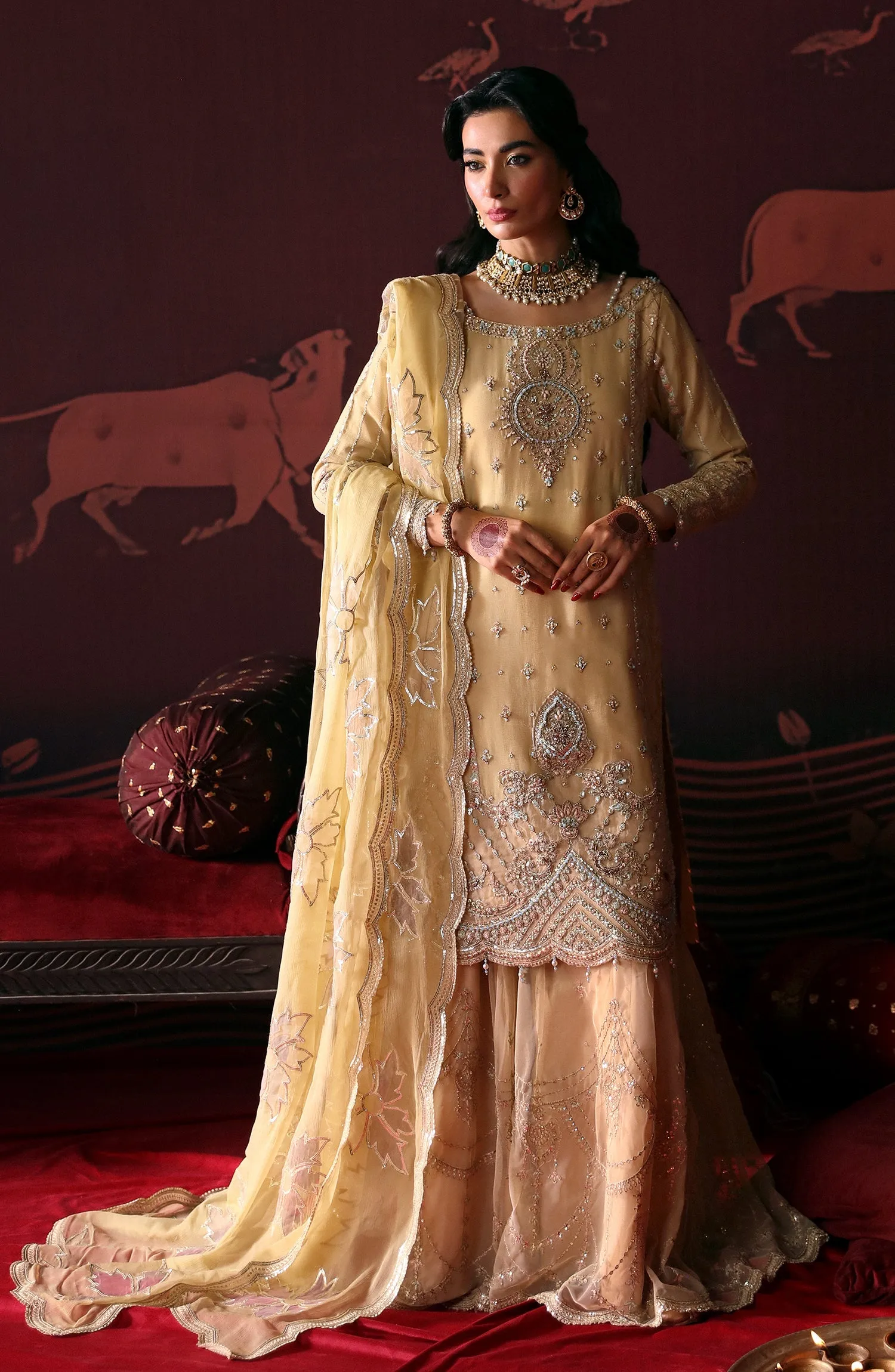 Emaan Adeel Devdas Exquisite Luxury Formals – MEERA