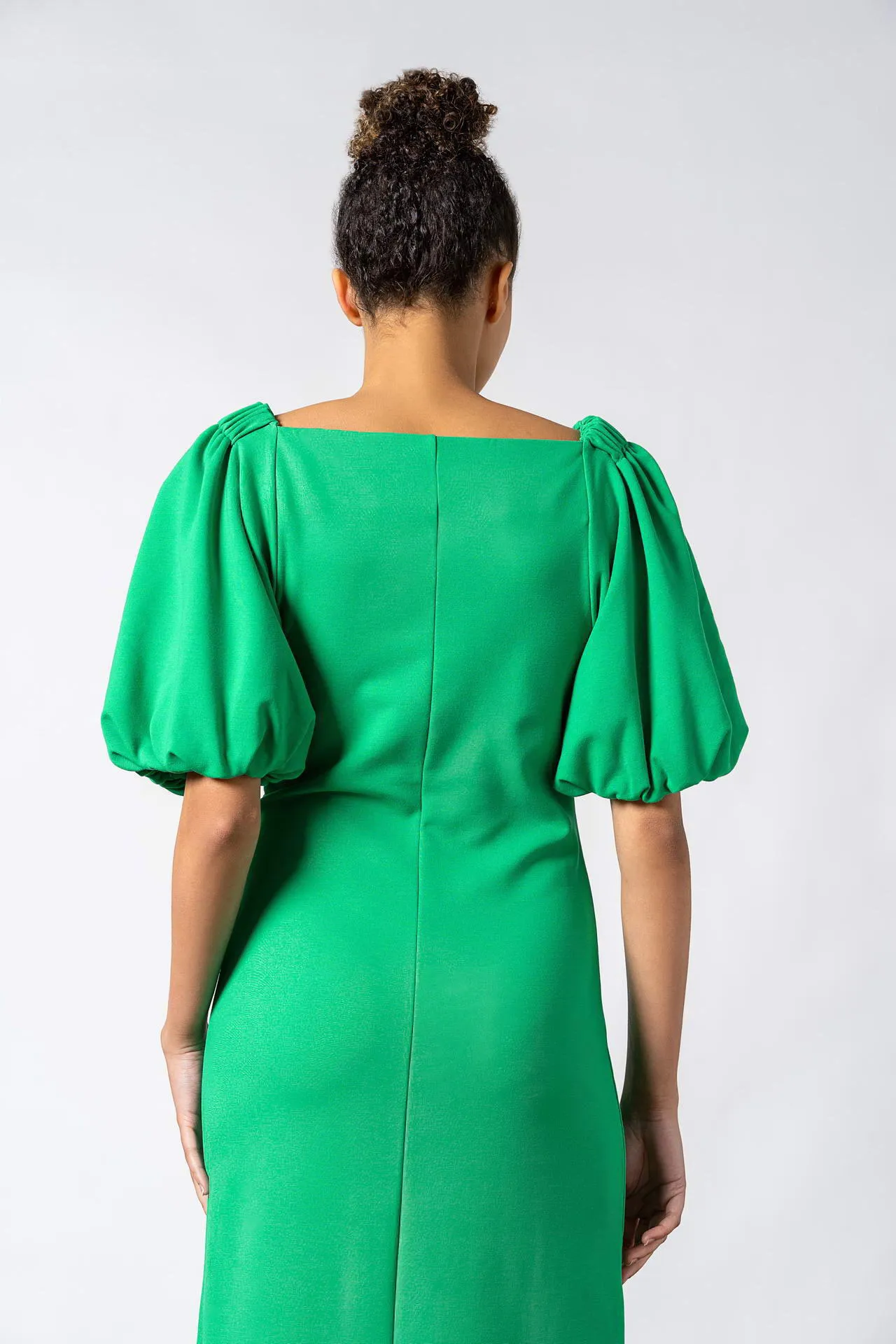 Emahoy Midi Dress Grass