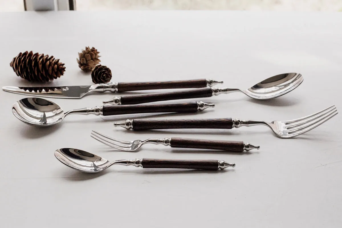 Exquisite Wooden Handle Cutlery Set