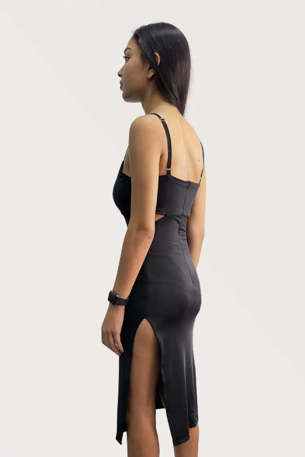 Fatima Midi Slit Dress