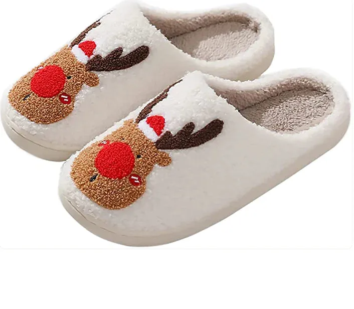 Festive Cozy Christmas Slippers