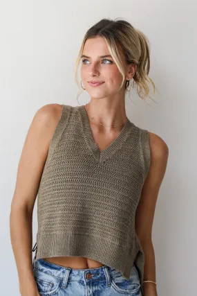 FINAL SALE - Casual Coziness Sweater Tank