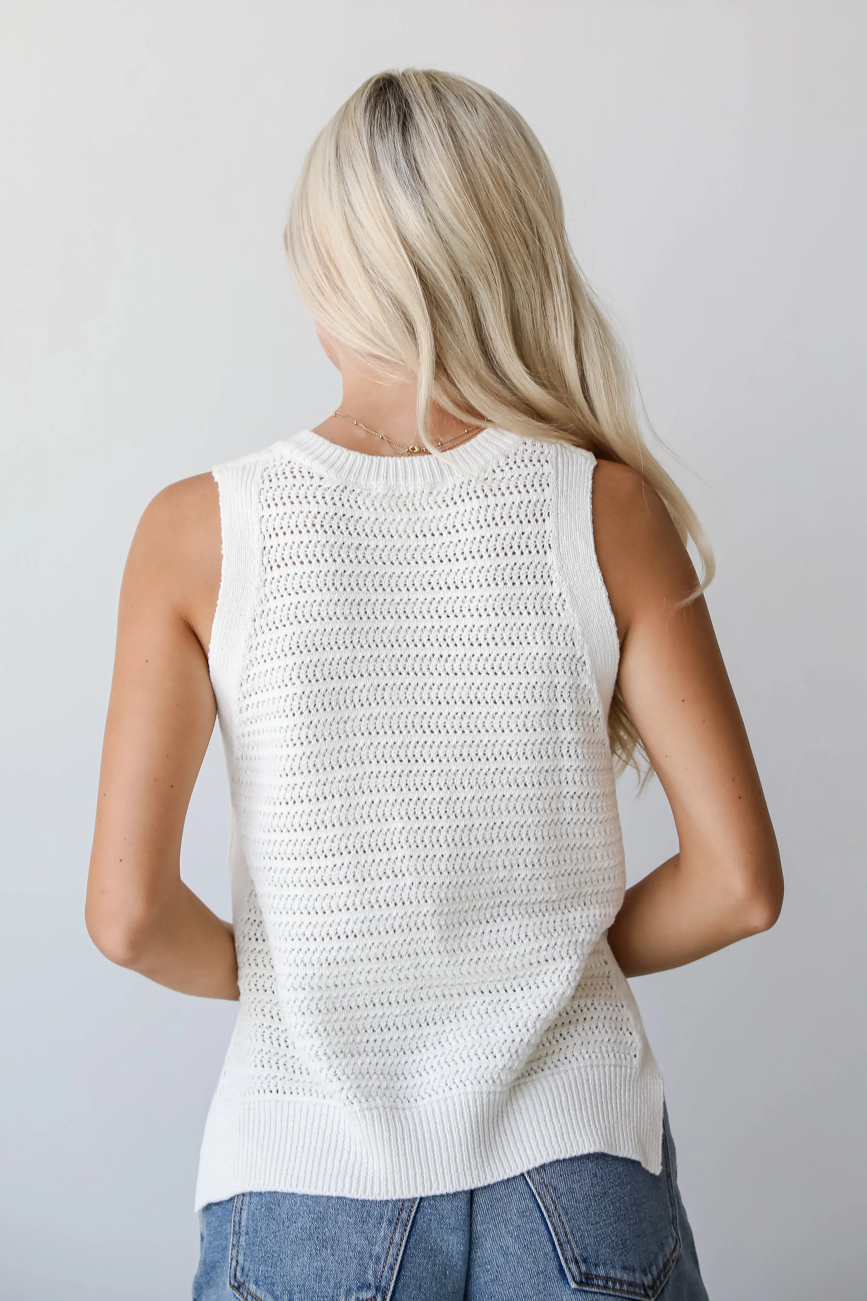 FINAL SALE - Casual Coziness Sweater Tank