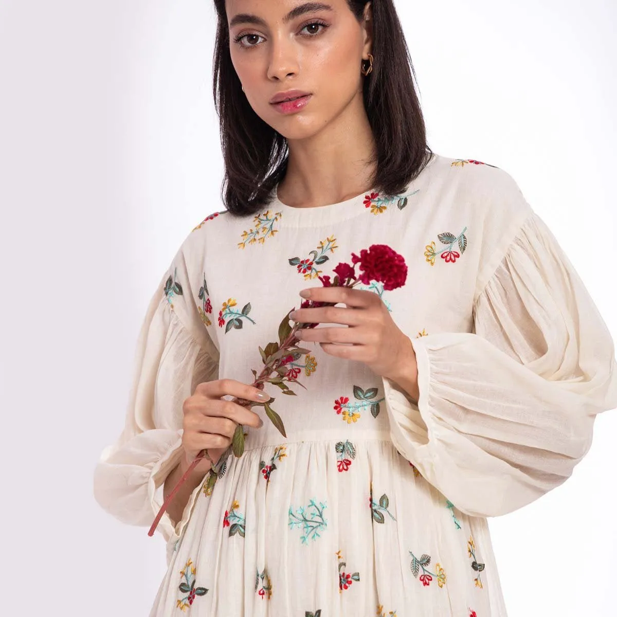 Flower Field Mid length Dress