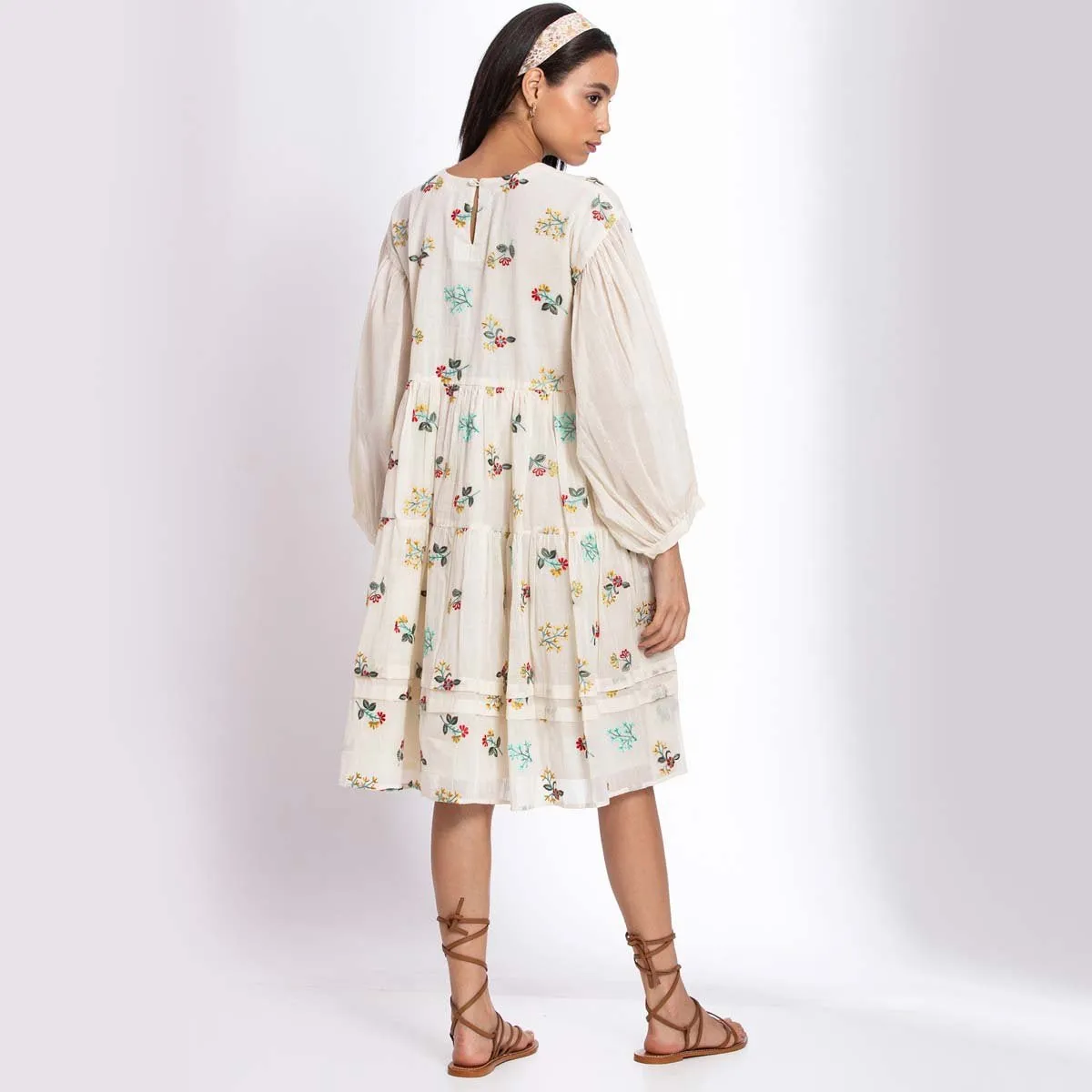 Flower Field Mid length Dress