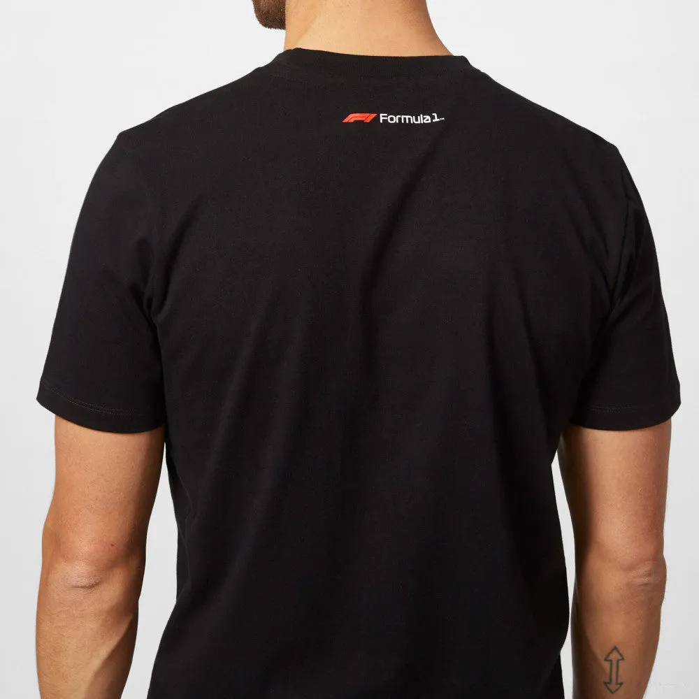 Formula 1 T-shirt, Formula 1 Logo, Black, 2020