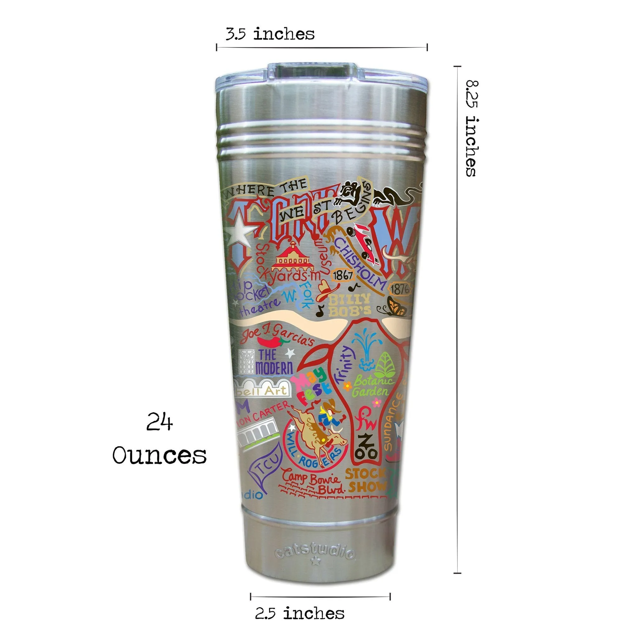 Fort Worth Thermal Tumbler